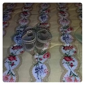 High heel strap back sandals